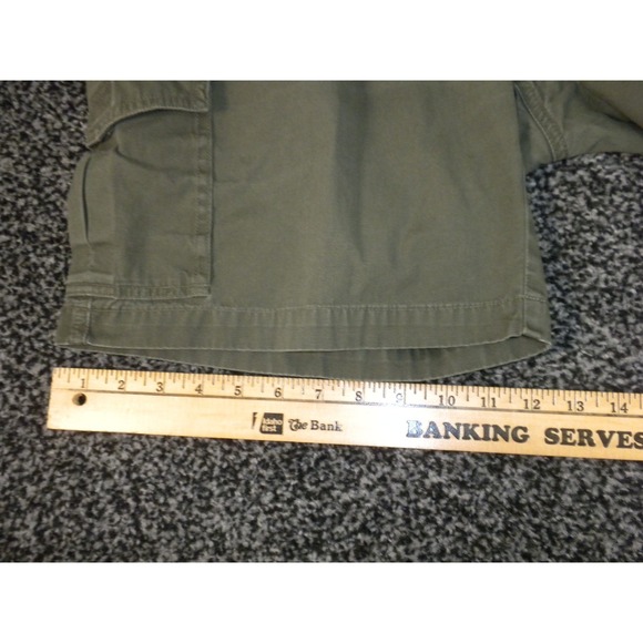 Tommy Bahama Shorts Mens M Army Green Cargo Drawstring Zip Hiking Gorpcore Skate - Picture 8 of 9
